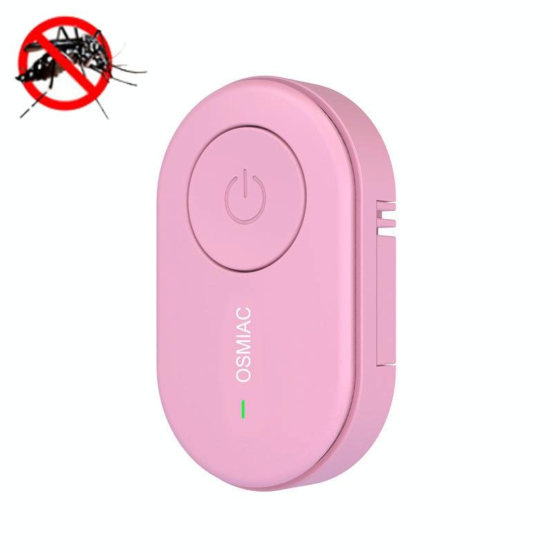 TS-07-08 Outdoor Draagbare Ultrasone Kinderen Mosquito Repellent Buckle (Pink)