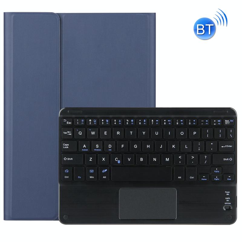 DY-E10 2 in 1 verwijderbare Bluetooth-toetsenbord + beschermende lederen tas met touchpad & houder voor Lenovo Tab E10